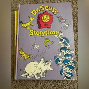Dr Seuss collectible antique book pair- both titled “Storytime”